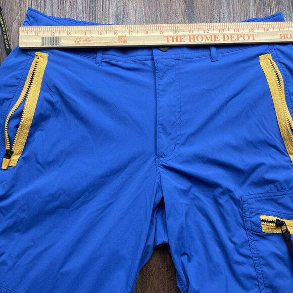 REI x Outdoor Afro Trail Cargo Hiking Pants Performance Blue Size 38x30 - Picture 5 of 9
